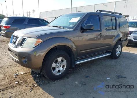 2008 Nissan Pathfinder S из США, поврежденный, VIN 5N1AR18U88C663295